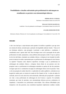 Possibilidades e desafios enfrentados pelo profissional de