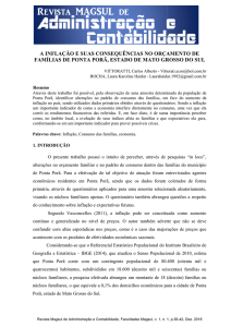 artigo 3 - A INFLAÇÃO E SUAS CONSEQUÊNCIAS NO