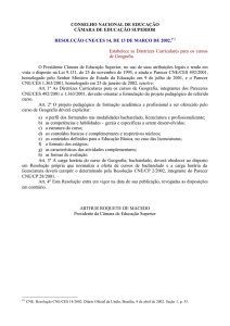 Resolução CNE/CES nº 14, de 13 de março de 2002