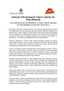 Instituto CCR apresenta Teatro a Bordo em Volta Redonda