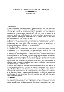 O Uso de Corticosteróides em Crianças