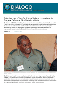 Entrevista com o Ten. Cel. Patrick Wallace - Dialogo