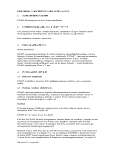 RESUMO DAS CARACTERÍSTICAS DO MEDICAMENTO 1. NOME