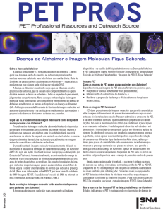 Doença de Alzheimer e Imagem Molecular: Fique Sabendo