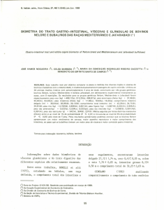 BIOMETRIA DO TRATO GASTRO.....INTESTINAL, VrSCERAS E