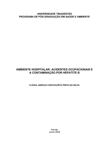 acidentes ocupacionais e a contaminação por hepatite b