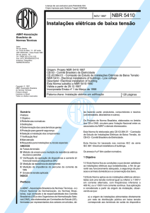 NBR 5410 - JF Elétrica Serviços Técnicos em Eletridade Ltda