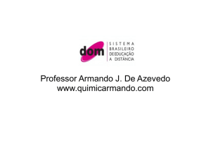 Professor Armando J. De Azevedo www.quimicarmando.com