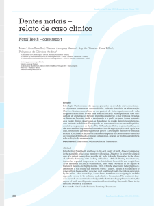 Dentes natais – relato de caso clínico - FAO-UFAM