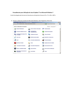 Procedimento para Utilização do Java 8 Update 77 no Microsoft