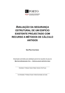 avaliação da segurança estrutural de um edifício existente