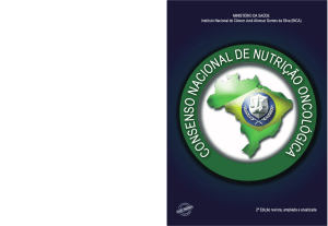 Consenso Nacional de Nutrição Oncologica