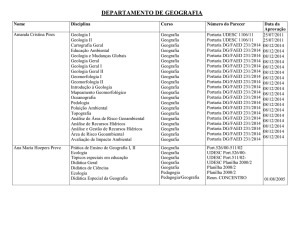 Depto de Geografia