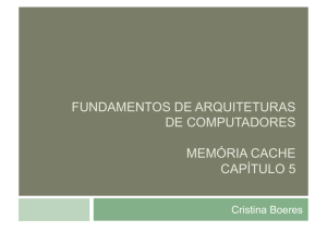 Mem&oacute;ria Cache