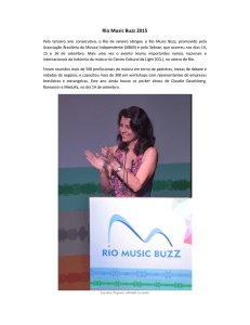 Rio Music Buzz 2015