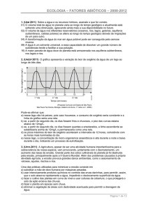 ecologia – fatores abióticos – 2008-2012