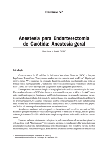 Anestesia para endarterectomia de carótida