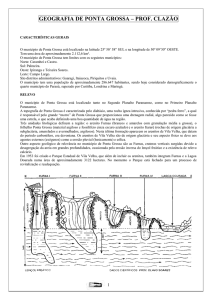 geografia de ponta grossa