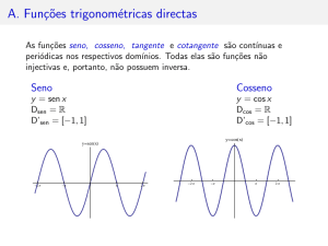 A. Funç˜oes trigonométricas directas