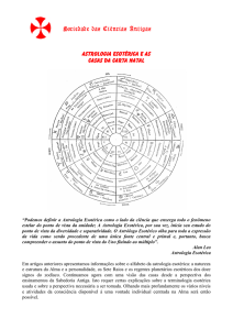 Astrologia Esoterica e as Casas Astrologicas