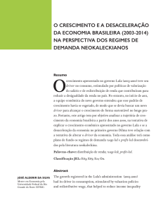 o crescimento e a desaceleração da economia brasileira (2003