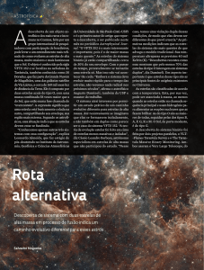 Rota alternativa - Revista Pesquisa Fapesp