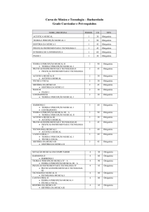 Bacharelado em Música e Tecnologia