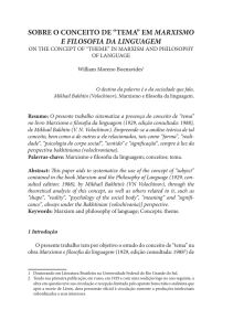 sobre o conceito de “tema” em marxismo e filosofia da