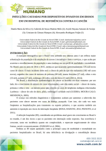 INFECÇÕES CAUSADAS POR DISPOSITIVOS