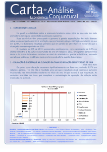 1 - CONSIDERAÇÕES INICIAIS Em geral as estatísticas sobre a