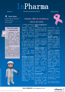 Mês de combate ao câncer de mama