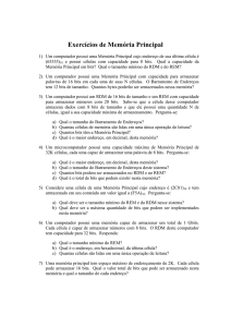 Exerc&iacute;cios resolvidos