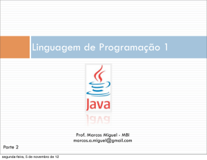 Treinamento Plataforma Java Módulo 2 -