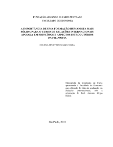 A importância de uma formação humanista mais sólida para