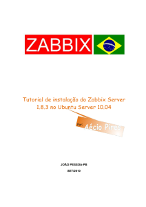 Tutorial de instalação do Zabbix Server 1.8.3 no Ubuntu Server 10.04