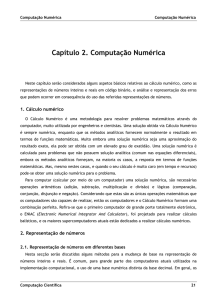 Capítulo 2. Computação Numérica