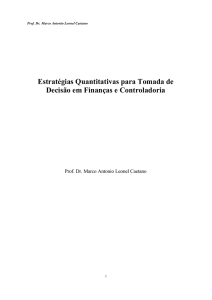 Estratégias Quantitativas para Tomada de Decisão em Finanças e