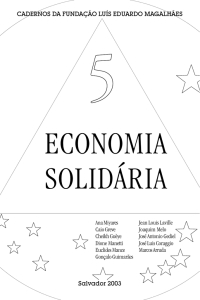 economia solidária - FLEM - Fundação Luís Eduardo Magalhães