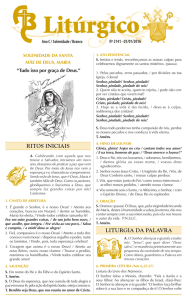 nº 2141 – 01/01/2016 – solenidade da santa mãe de deus, maria