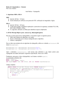 Criptografia - inf.unioeste.br