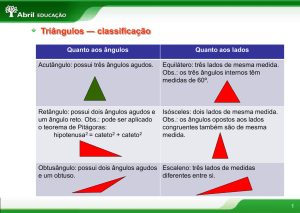 Triângulos ― classificação