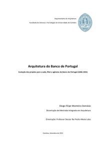 Arquitetura do Banco de Portugal - Estudo Geral