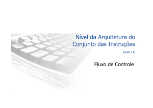 N&iacute;vel da Arquitetura do Conjunto das Instru&ccedil;&otilde;es