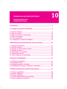 EPIDEMIOLOGIA DAS INFECÇÕES VÍRICAS Eduardo Furtado