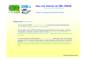 Novo site Internet do ORE