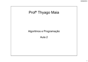 Profº Thyago Maia Prof Thyago Maia