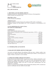 Insulina Humana Recombinante - Farmanguinhos