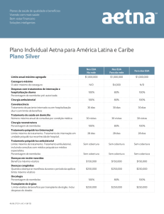 Plano Individual Aetna para América Latina e Caribe Plano Silver
