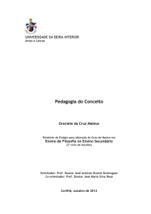 Pedagogia do Conceito