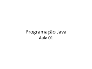Programação Java